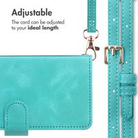 imoshion Bookcase with Strap Apple iPhone 16 - Turquoise
