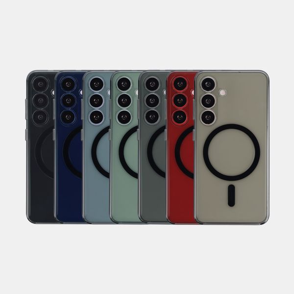 Accezz Lite Backcover met MagSafe Samsung Galaxy S25 - Smokey Clear