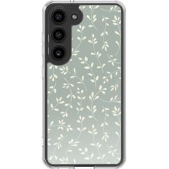 imoshion Design hoesje Samsung Galaxy S23 - Smoke Green Flowers