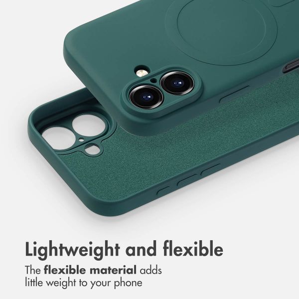 imoshion Colour Back Cover with MagSafe Apple iPhone 16 - Dark Green