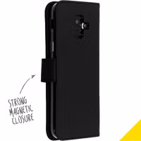 Accezz Wallet Softcase Bookcase Samsung Galaxy A6 (2018) - Zwart