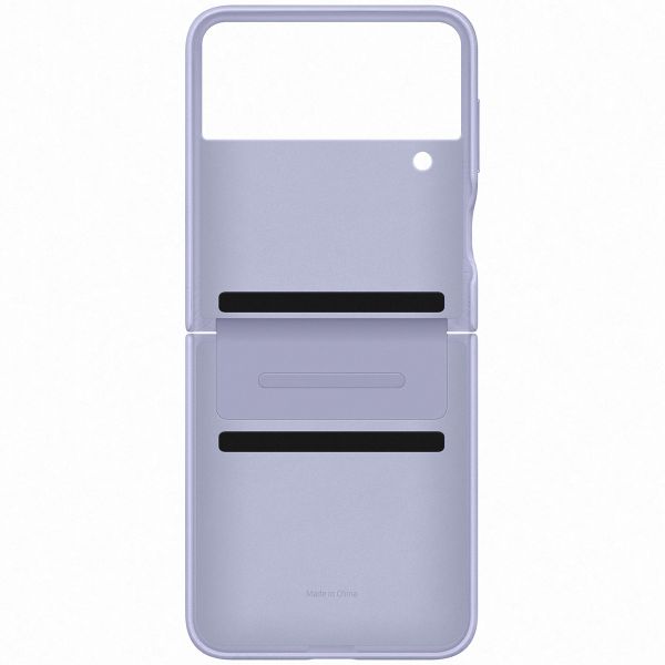 Samsung Originele Leather Backcover Galaxy Z Flip 4 - Serene Purple