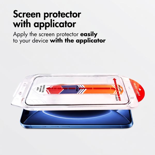Accezz Tempered Glass Screen Protector + Applicator Apple iPhone 18 Pro / 17 Pro