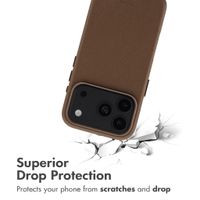 Accezz Leather Case with MagSafe Apple iPhone 18 Pro Max / 17 Pro Max - Coffee Brown