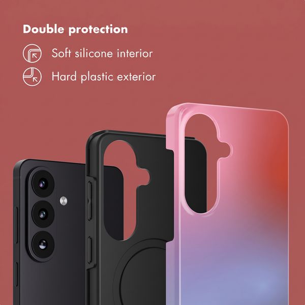 Selencia Vivid Case with MagSafe Samsung Galaxy S26 FE - Gradient Soft Blush