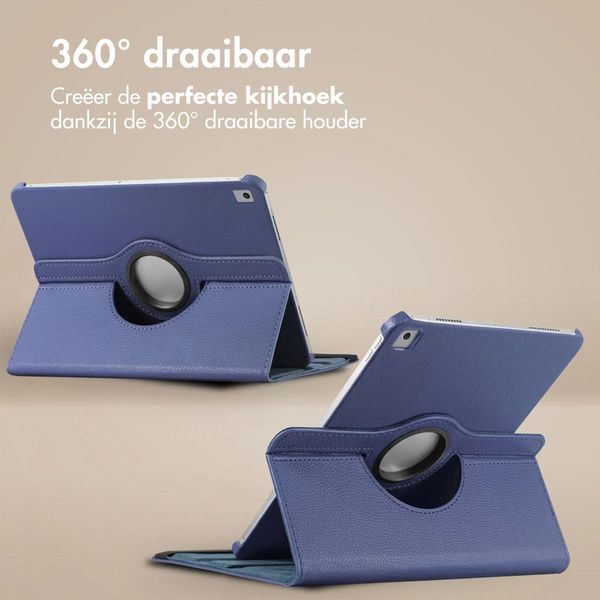 imoshion 360° draaibare Bookcase Apple iPad Air 3 (2019) / Pro 10.5 (2017) - Donkerblauw