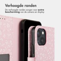 imoshion Design Bookcase Apple iPhone 13 - Pink Bazaar Flowers