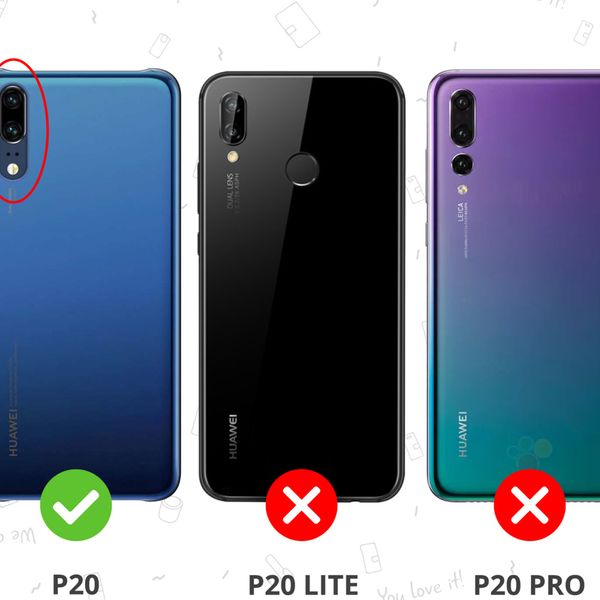 Accezz Clear Backcover Huawei P20 - Transparant