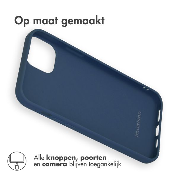 imoshion Color Backcover Apple iPhone 14 Plus - Donkerblauw