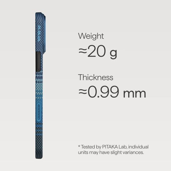 Pitaka Ultra Slim Backcover Apple iPhone 17 Pro - Moonrise