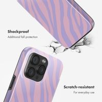 Selencia Vivid Back Cover with MagSafe Apple iPhone 15 Pro - Zebra Light Pink Lilac