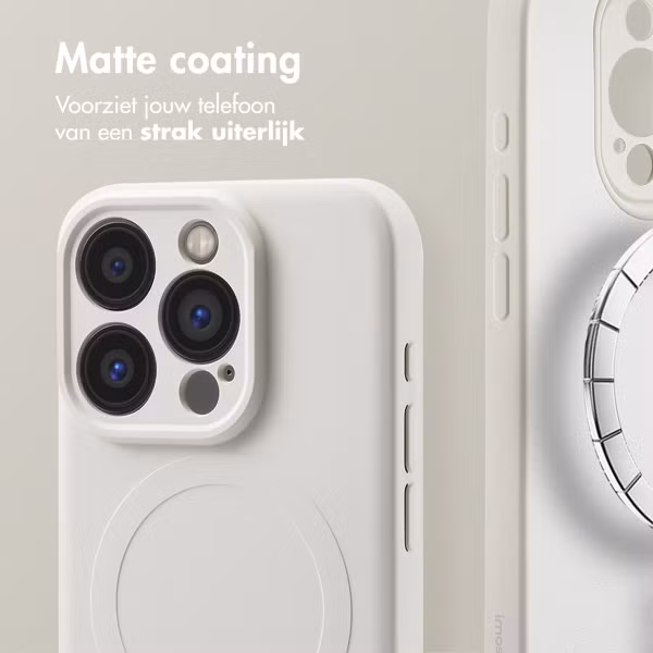 imoshion Color Backcover met MagSafe Apple iPhone 15 Pro - Beige