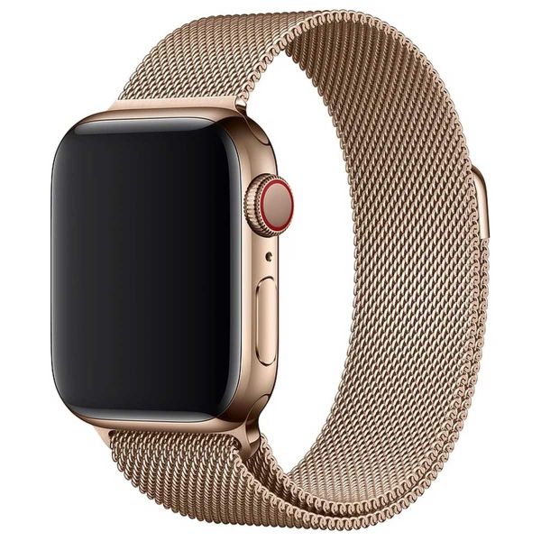 Apple Milanese Loop Band Apple Watch Series 1-9 / SE - 38/40/41 mm / Series 10 - 42 mm - Goud