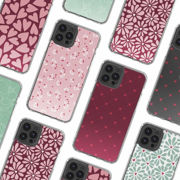 imoshion Design hoesje Apple iPhone 12 (Pro) - Berries Blush