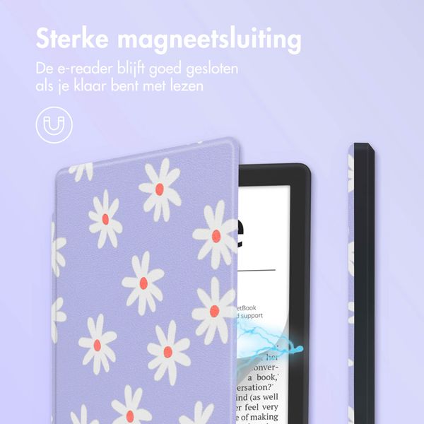 imoshion Design Slim Hard Case Bookcase Pocketbook Verse / Verse Pro / Verse Pro Color / Vivlio Light / Light HD - Flowers Distance