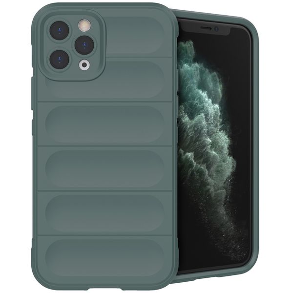 imoshion EasyGrip Backcover iPhone 11 Pro - Donkergroen