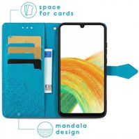 imoshion Mandala Bookcase Samsung Galaxy A13 (4G) - Turquoise