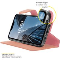 Accezz Wallet Softcase Bookcase Apple iPhone 13 Pro - Rosé Goud