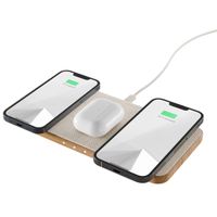 Woodcessories MultiPad Wireless charger - Draadloze oplaadpad - Eikenhout