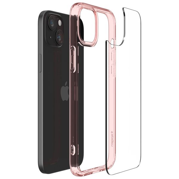 Spigen Ultra Hybrid Backcover Apple iPhone 15 - Rose Crystal