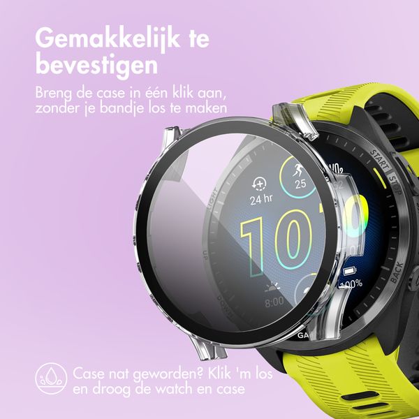 imoshion Full Cover Hardcase Garmin Forerunner 965 - Transparant
