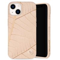 Selencia Aurora Fashion Backcover iPhone 14 - Duurzaam hoesje - 100% gerecycled - Earth Leaf Beige