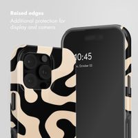 Selencia Vivid Back Cover Apple iPhone 16 Pro - Art Wave Black