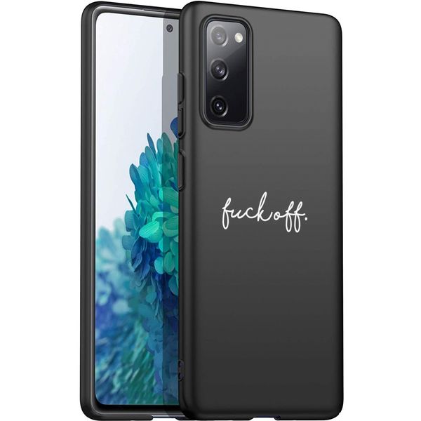 imoshion Design hoesje Galaxy S20 FE - Fuck Off - Zwart