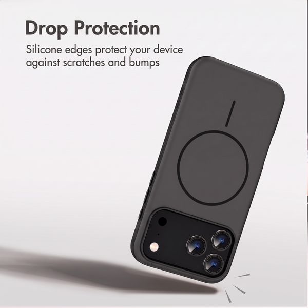 imoshion Color Backcover with Thin MagSafe Ring Apple iPhone 18 Pro Max / 17 Pro Max - Black