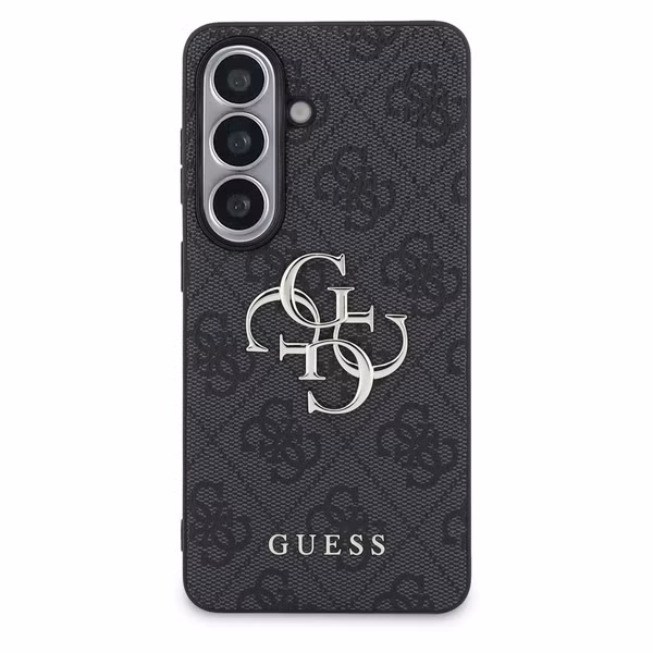 Guess 4G Metal Logo Backcover Samsung Galaxy S26 Plus - Zwart