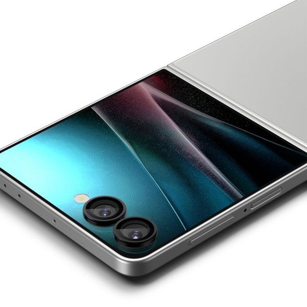 Spigen GLAStR EZ Fit Optik Pro Camera Protector 2 Pack Samsung Galaxy Z Flip 7 - Black