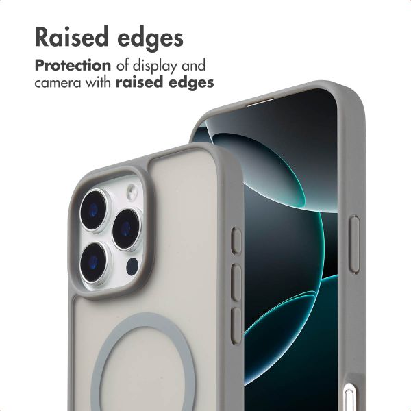 imoshion Colour Guard Back Cover with MagSafe Apple iPhone 16 Pro - Grey