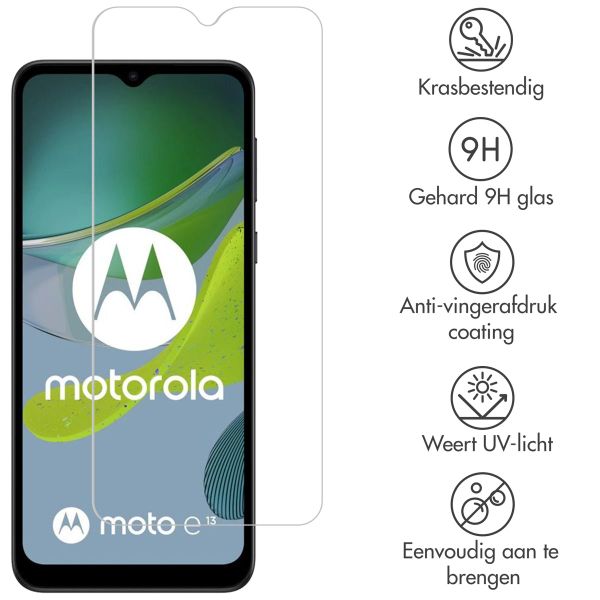 Selencia Gehard Glas Screenprotector Motorola Moto E13