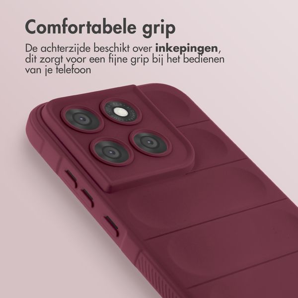 imoshion EasyGrip Backcover Motorola Moto G77 - Aubergine