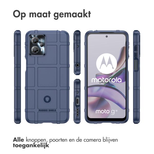 imoshion Rugged Shield Backcover Motorola Moto G13 / G23 - Donkerblauw