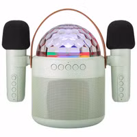 imoshion Sing & Shine Karaoke set - Speaker en 2 microfoons - Mintgreen