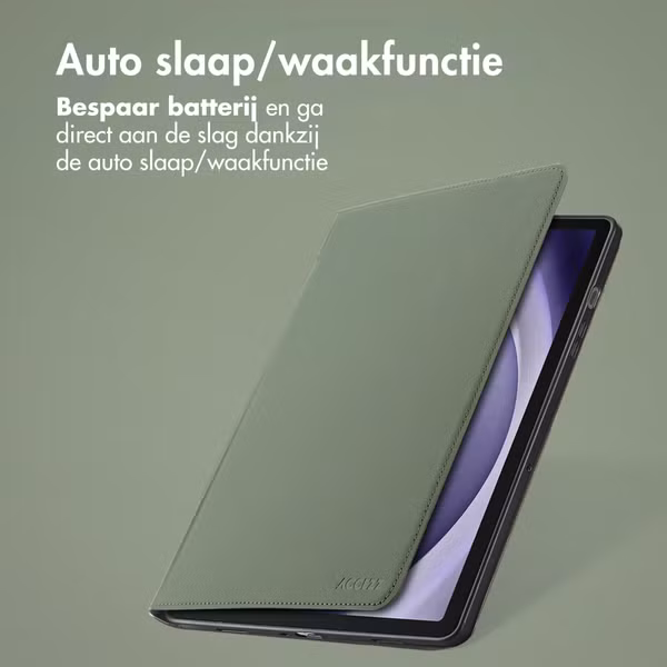 Accezz Classic Tablet Case Samsung Galaxy Tab A9 Plus - Groen