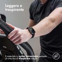 imoshion Elastisch nylonbandje  - Universeel 22 mm aansluiting - Zwart