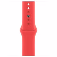 Apple Sport Band Apple Watch Series 1 t/m 9 / SE (38/40/41 mm) | Series 10 / 11 (42 mm) - Maat S/M - (Product) Red