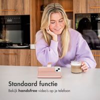 Accezz Wallet Softcase Bookcase Apple iPhone 14 Pro Max - Rosé Goud