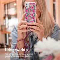 imoshion Design hoesje met koord iPhone 15 Pro Max - Flower Water