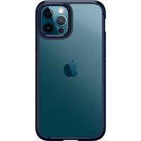 Spigen Ultra Hybrid Backcover Apple iPhone 12 (Pro) - Donkerblauw
