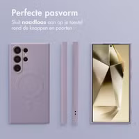 imoshion Color Backcover met MagSafe Samsung Galaxy S24 Ultra - Lila