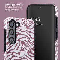 Selencia Vivid Backcover Samsung Galaxy S23 - Trippy Swirl Dark Rose