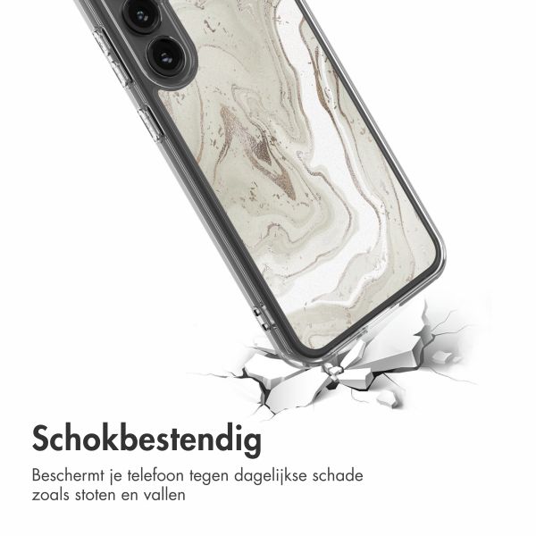 imoshion Design hoesje Samsung Galaxy S23 FE - Sandy Marble