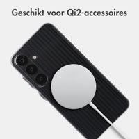 Accezz Lite Backcover met MagSafe | Fluted | Samsung Galaxy S25 - Zwart