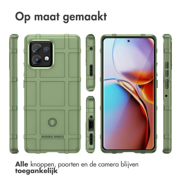 imoshion Rugged Shield Backcover Motorola Edge 40 Pro - Donkergroen
