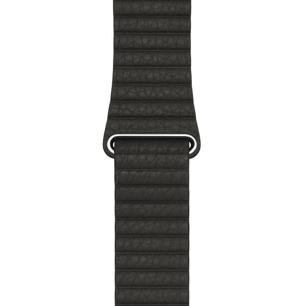 Apple Leather Loop M Apple Watch Series 1-10 / SE / Ultra (2) - 42/44/45/46/49 mm - Charcoal Gray