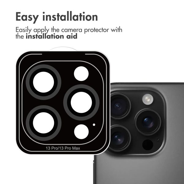 imoshion Camera Protector Glass 2-pack Apple iPhone 16 Pro - Black