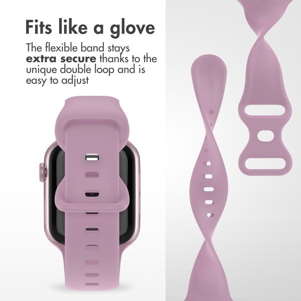 imoshion Silicone⁺ Strap Apple Watch | 38/40/41/42 mm - Size S/M - Mauve